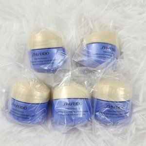 NEW Set of 5 Shiseido Vital Perfection Uplifting & Firming Cream Enriched 75ml